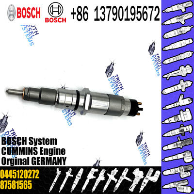 diesel fuel injector nozzle 0445120272 factory supply common rail injector 0445120272 for CASE Cummins 8.3 KOMATSU