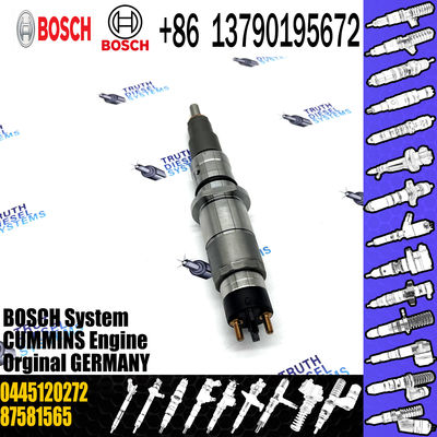 diesel fuel injector nozzle 0445120272 factory supply common rail injector 0445120272 for CASE Cummins 8.3 KOMATSU