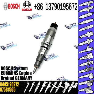 diesel fuel injector nozzle 0445120272 factory supply common rail injector 0445120272 for CASE Cummins 8.3 KOMATSU