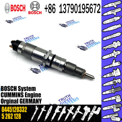 High Quality New Diesel Fuel Injector 0445120332 0445120333 Common Rail Injector 5 262 128 M6000-1112100A-A38 For FAW