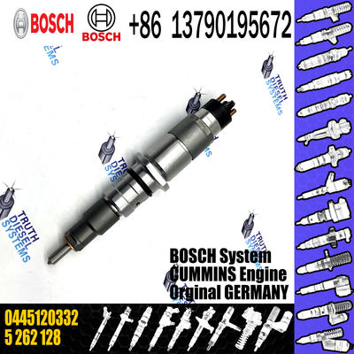 High Quality New Diesel Fuel Injector 0445120332 0445120333 Common Rail Injector 5 262 128 M6000-1112100A-A38 For FAW