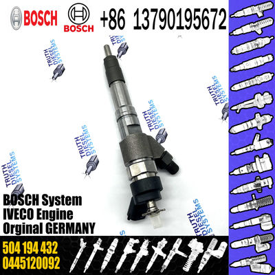 High Quality New Diesel Fuel Injector 504194432 0445120092 For IVECO/NEW HOLLAND/FIAT/CASE IH