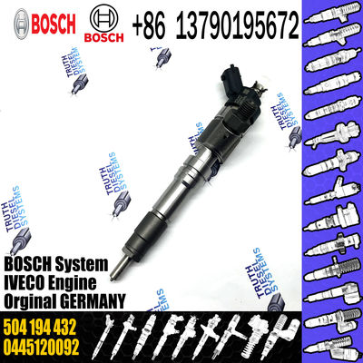 High Quality New Diesel Fuel Injector 504194432 0445120092 For IVECO/NEW HOLLAND/FIAT/CASE IH