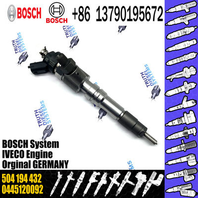 High Quality New Diesel Fuel Injector 504194432 0445120092 For IVECO/NEW HOLLAND/FIAT/CASE IH
