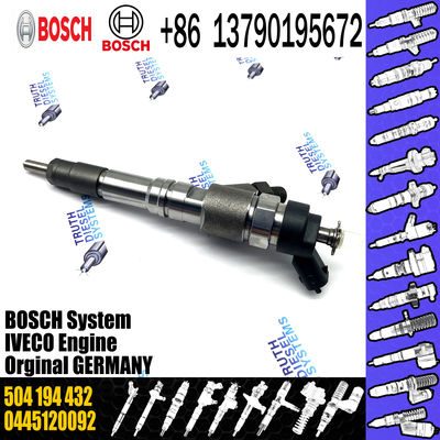 High Quality New Diesel Fuel Injector 504194432 0445120092 For IVECO/NEW HOLLAND/FIAT/CASE IH