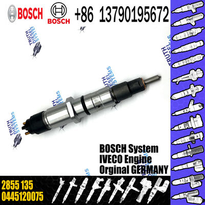 High Quality Diesel Fuel Injector 2855135 504128307 0445120075 For IVECO/CASE IH/NEW HOLLAND