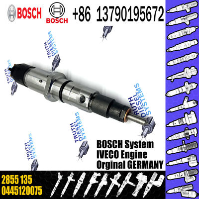 High Quality Diesel Fuel Injector 2855135 504128307 0445120075 For IVECO/CASE IH/NEW HOLLAND