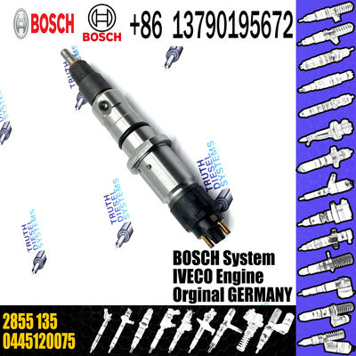 High Quality Diesel Fuel Injector 2855135 504128307 0445120075 For IVECO/CASE IH/NEW HOLLAND