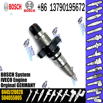 High Quality Common Rail Injector 0445120028 Diesel Engine Fuel Injection Nozzle 0 445 120 028 504055805 For IVECO