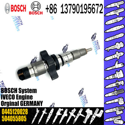 High Quality Common Rail Injector 0445120028 Diesel Engine Fuel Injection Nozzle 0 445 120 028 504055805 For IVECO