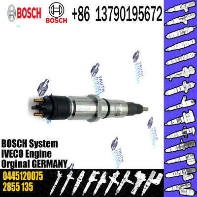High Quality Diesel Fuel Injector 2855135 504128307 0445120075 For IVECO/CASE IH/NEW HOLLAND