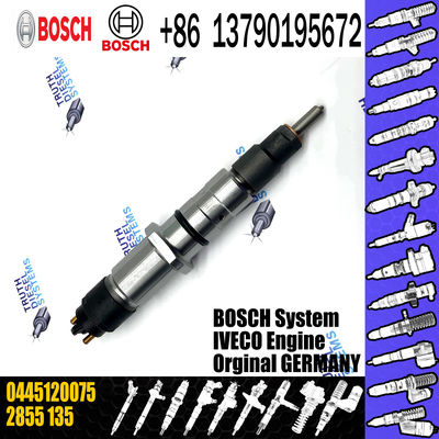 High Quality Diesel Fuel Injector 2855135 504128307 0445120075 For IVECO/CASE IH/NEW HOLLAND