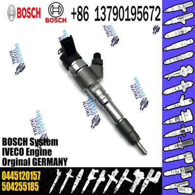 Diesel Injector 0445120157 Common Rail Sprayer 0 445 120 157 Nozzle 0445 120 157 For SAIC-IVECO HONGYAN 504255185