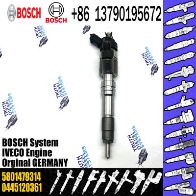 High Quality Diesel Common Rail Fuel Injector 5801479314 0445120361 For IVECO