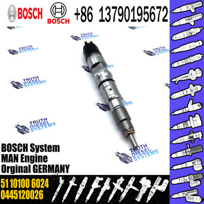 New Diesel Common rail Injector 0445120045 0986435558 For MAN 51101006024