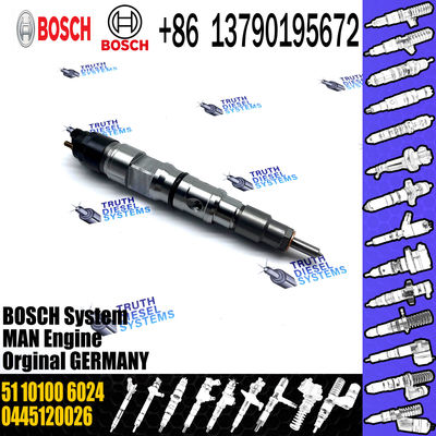 New Diesel Common rail Injector 0445120045 0986435558 For MAN 51101006024