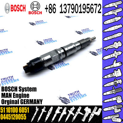 Common Rail Fuel Injector 0445120052 0445120053 0445120055 for 51101006051 Diesel Engine