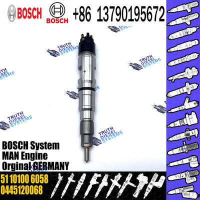 Diesel Fuel Injector Common Rail Injector Assembly 0445120068 51101006058 for MAN TRUCK