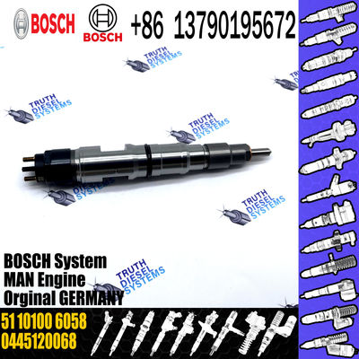 Diesel Fuel Injector Common Rail Injector Assembly 0445120068 51101006058 for MAN TRUCK