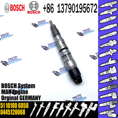 Diesel Fuel Injector Common Rail Injector Assembly 0445120068 51101006058 for MAN TRUCK