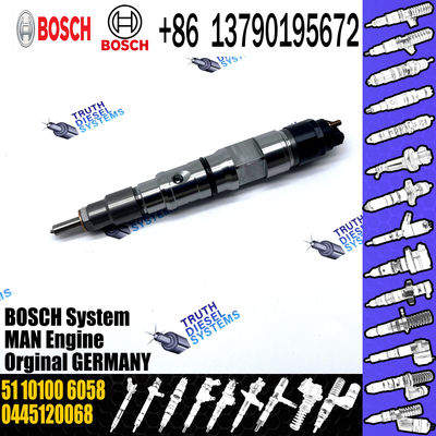 Diesel Fuel Injector Common Rail Injector Assembly 0445120068 51101006058 for MAN TRUCK