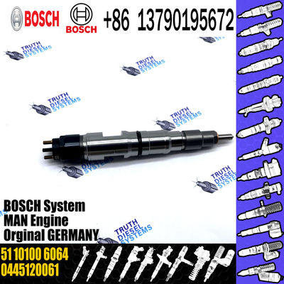 0445120217 Common Rail Diesel Fuel Injector Inyector de combustible diesel Engine 51101006064 for MAN TGA TGS TGX