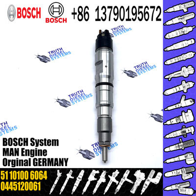 0445120217 Common Rail Diesel Fuel Injector Inyector de combustible diesel Engine 51101006064 for MAN TGA TGS TGX