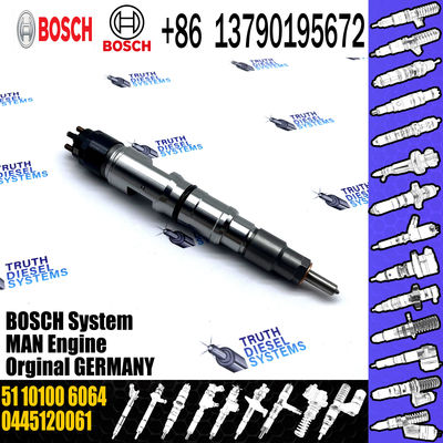 0445120217 Common Rail Diesel Fuel Injector Inyector de combustible diesel Engine 51101006064 for MAN TGA TGS TGX