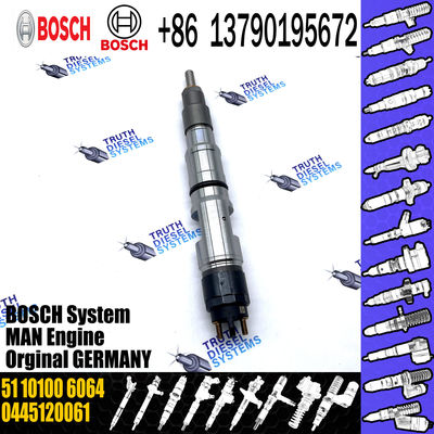 0445120217 Common Rail Diesel Fuel Injector Inyector de combustible diesel Engine 51101006064 for MAN TGA TGS TGX