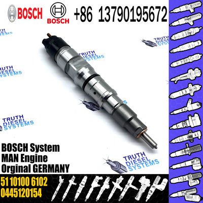good injector C.R.fuel injector 0445120154 51101006102 fit for MAN TRUCK