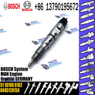 good injector C.R.fuel injector 0445120154 51101006102 fit for MAN TRUCK