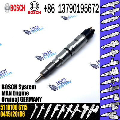 Common Rail Diesel Fuel Injector 0445120186 07W130205A 0986435568 51101006115 in stock