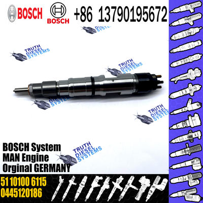Common Rail Diesel Fuel Injector 0445120186 07W130205A 0986435568 51101006115 in stock