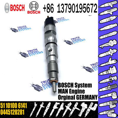 Common rail injector 0445120281 0445120311 For MAN 51101006121 51101006141 51101006155 0445120202