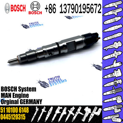 Common Rail Diesel Fuel Injector 0445120315 0 445 120 315 51101006148 with Nozzle DLLA153P2283