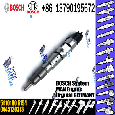 New Arrival Spare Parts 0 445 120 313/314 51101006154 51101006184 Common Rail Injector 0445120313 0445120314