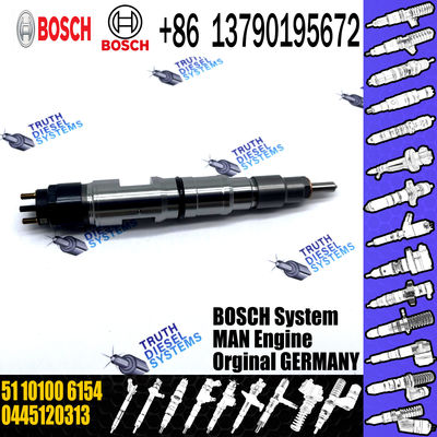New Arrival Spare Parts 0 445 120 313/314 51101006154 51101006184 Common Rail Injector 0445120313 0445120314