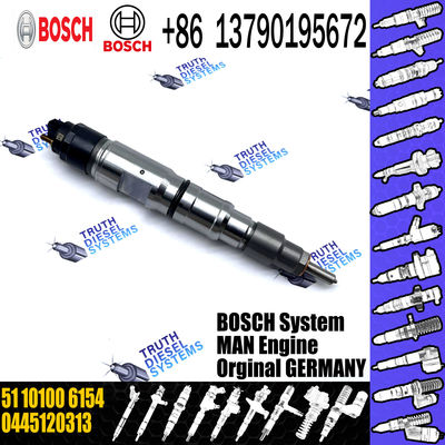 New Arrival Spare Parts 0 445 120 313/314 51101006154 51101006184 Common Rail Injector 0445120313 0445120314