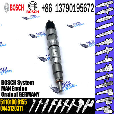 Common rail injector 0445120281 0445120311 For MAN 51101006121 51101006141 51101006155 0445120202