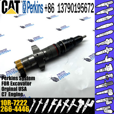For E336D E330D Excavator Parts CAT C7 C9 Engine Diesel Fuel Injector assy 266-4446 387-9433 3879433 10R7222 10R-7222