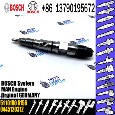 0445120311 0445120312 Diesel Engine Fuel System Fuel Injector 51101006155 51101006156 0 445 120 311/312 For MAN