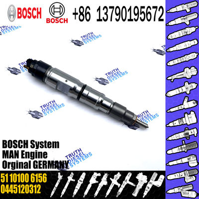 0445120311 0445120312 Diesel Engine Fuel System Fuel Injector 51101006155 51101006156 0 445 120 311/312 For MAN