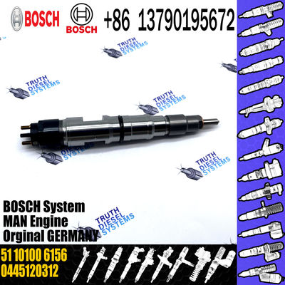 0445120311 0445120312 Diesel Engine Fuel System Fuel Injector 51101006155 51101006156 0 445 120 311/312 For MAN
