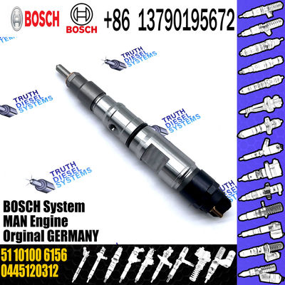 0445120311 0445120312 Diesel Engine Fuel System Fuel Injector 51101006155 51101006156 0 445 120 311/312 For MAN