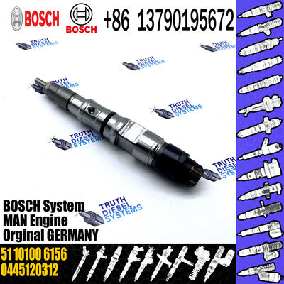 0445120311 0445120312 Diesel Engine Fuel System Fuel Injector 51101006155 51101006156 0 445 120 311/312 For MAN
