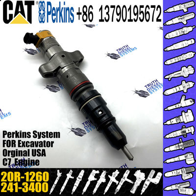 GAMEN Brand New Diesel Fuel Injector 241-3400 20R-1260 For Caterpillar Engine C7 545C 584 584HD