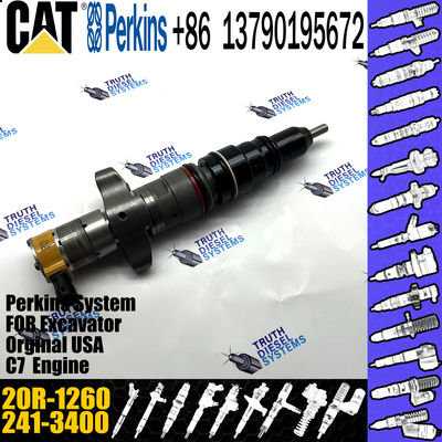 GAMEN Brand New Diesel Fuel Injector 241-3400 20R-1260 For Caterpillar Engine C7 545C 584 584HD