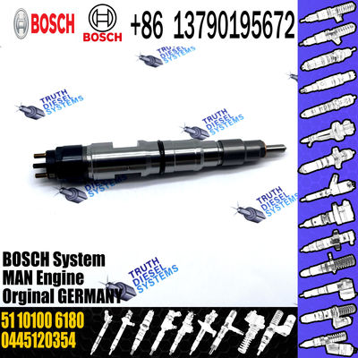 Common Rail Injector 0445120354 For MAN TGS TGX Heavy Duty Truck with MAN No. 51101006180