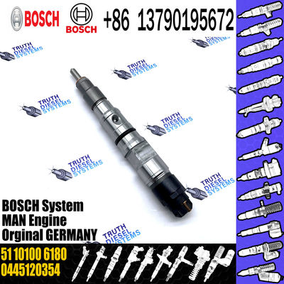 Common Rail Injector 0445120354 For MAN TGS TGX Heavy Duty Truck with MAN No. 51101006180
