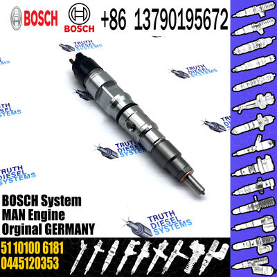 Fuel Injector Diesel 0 445 120 353 0445120353 Common Rail Fuel Injection 51101006181 0986435593